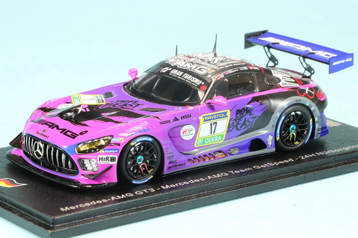 スパーク 1/43 メルセデス_AMG GT3 No.17 メルセデス AMG チームGetSpeed ニュルブルクリンク24H 2025　SG1006