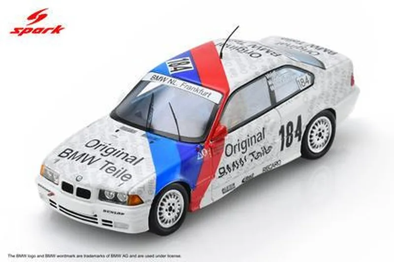[予約] スパーク 1/43 BMW 325i E36 No.184 33位 ニュルブルクリンク24h 1992 トーマス・フォイクト / クリスティアン・ミュールベルガー / ディーター・メラー＝ゾンターク　SG1039