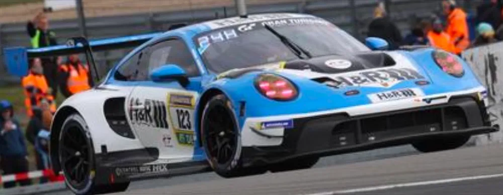 [予約] スパーク 1/43 ポルシェ 911 GT3 R (992) Evo26 No.123 Muhlner Motorsport powered by H&R 24H ニュルブルクリンク 2026 M. ルンプ - B. ビュナーゲル - A. ブランドル　SG1085
