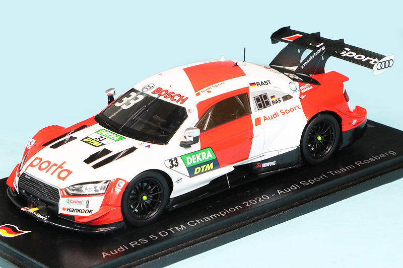 スパーク 1/43 アウディ RS 5 DTM 2020 チャンピオン No.33　SG652