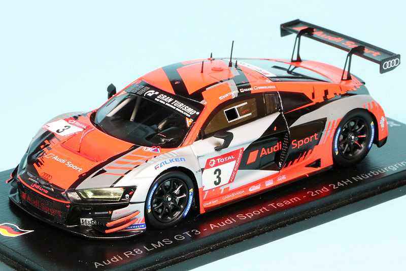 スパーク 1/43 アウディ R8 LMS GT3 Audi Sport Team ニュルブルクリンク 24h 2020 2nd No.3　SG681