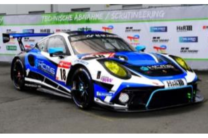 スパーク 1/43 ポルシェ 911 GT3 R ADAC ニュルブルクリンク 24h 2022 No.18　SG860