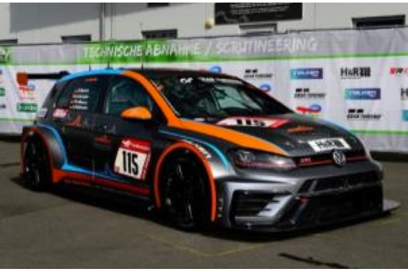 [予約] スパーク 1/43 フォルクス ワーゲン ゴルフ 7 TCR ADAC ニュルブルクリンク 24h 2022 No.115　SG867