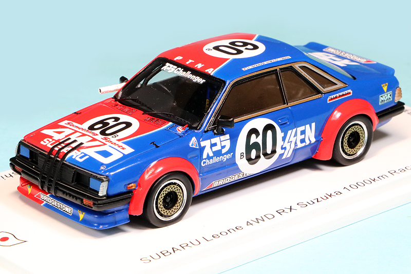 レオーネ スパーク 1/43 スバル レオーネ RX 4WD 富士 1000km 1983 No.60