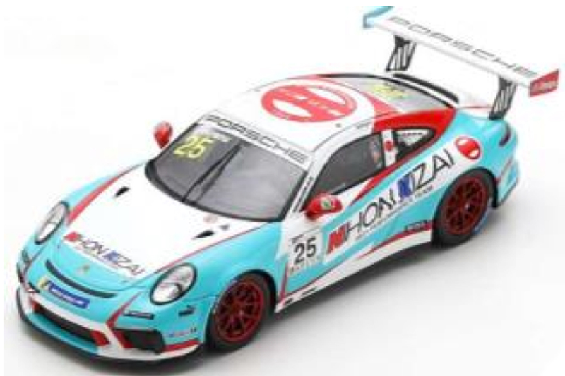 スパーク 1/43 ポルシェ 911 GT3 Cup ジャパン カレラカップ 2021 Pro-am チャンピオン No.25　SJ101