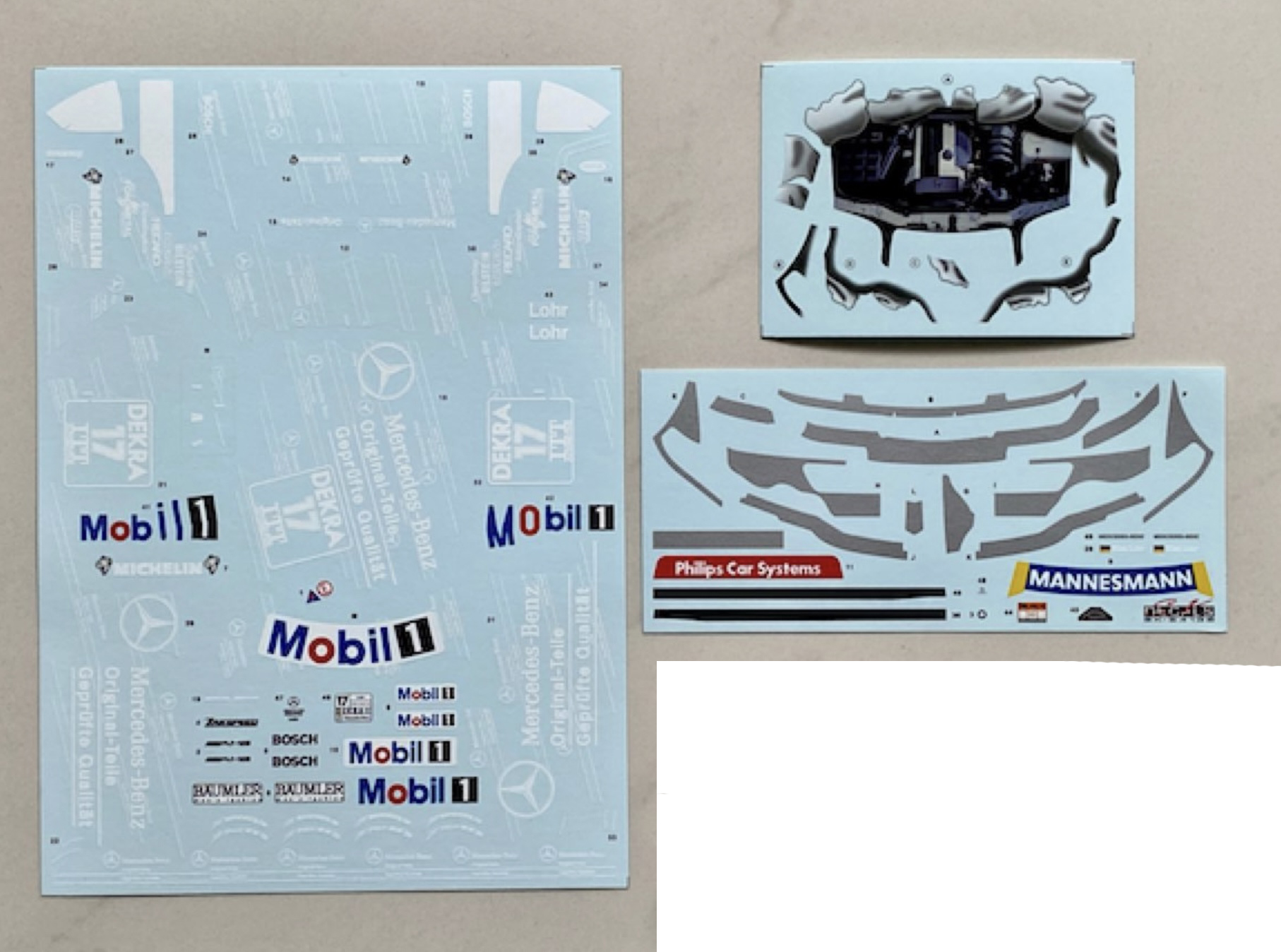 SK Decal 1/24 メルセデス AMG Cクラス Original-Teile DTM 1995 No.17  240307NSK  タミヤ対応　SK24138D