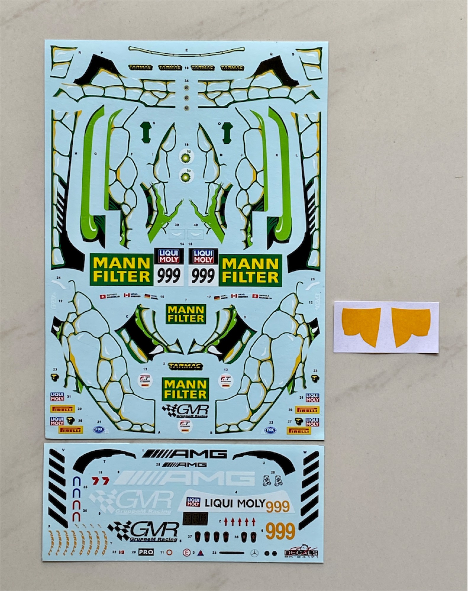 SK Decal 1/24 メルセデス AMG GT Evo "リキモリ" バサースト 12h 2023 No.999 フルデカール タミヤ対応　SK24171