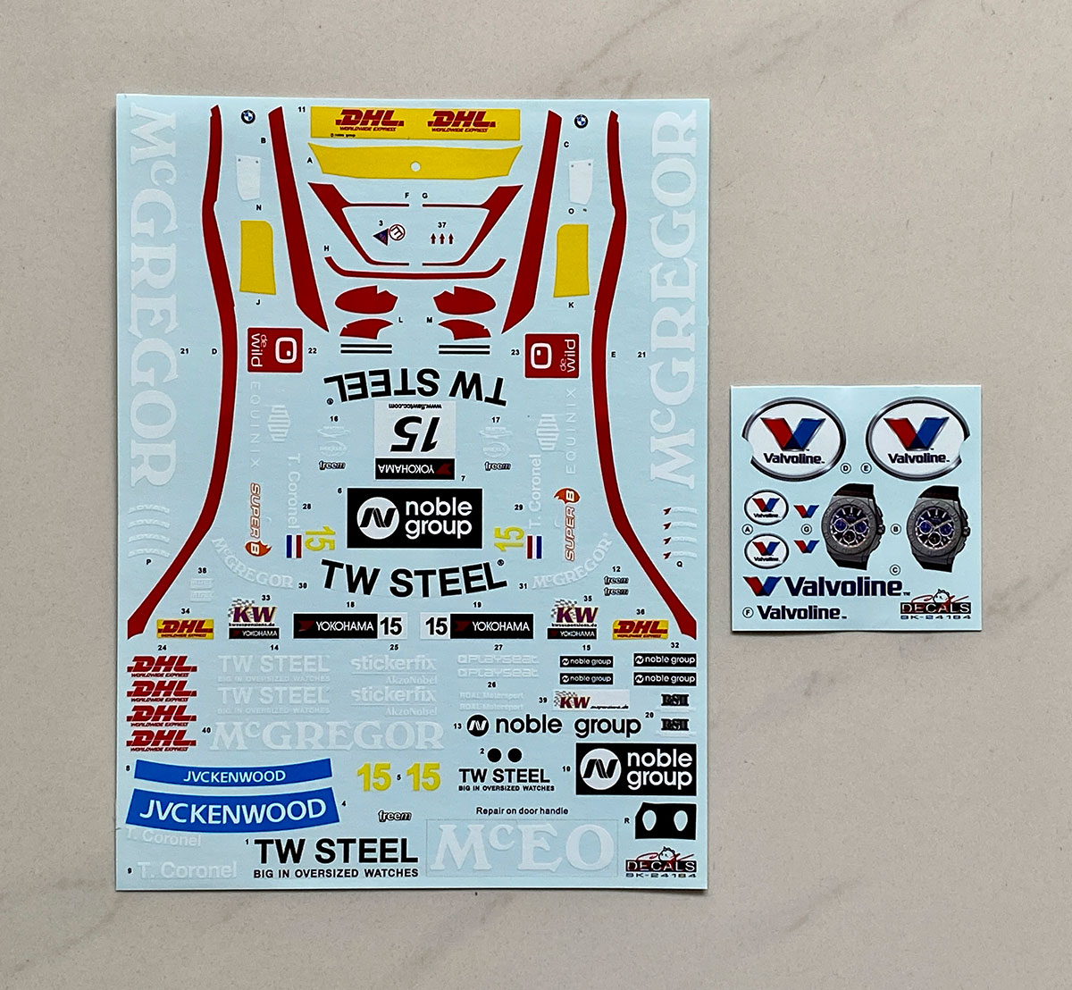 SK Decal 1/24 BMW 320 TC E90 WTCC マカオ ギアレース 2013 No.15  フルデカール nunu対応　SK24184