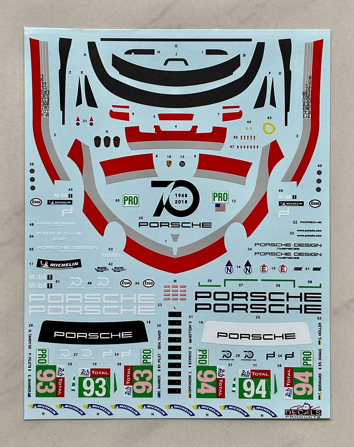 1/24　ポルシェ　2個　935は純正デカール無し 1/24 ポルシェ 2個 935は純正デカール無し 1/24 ポルシェ 2個 935
