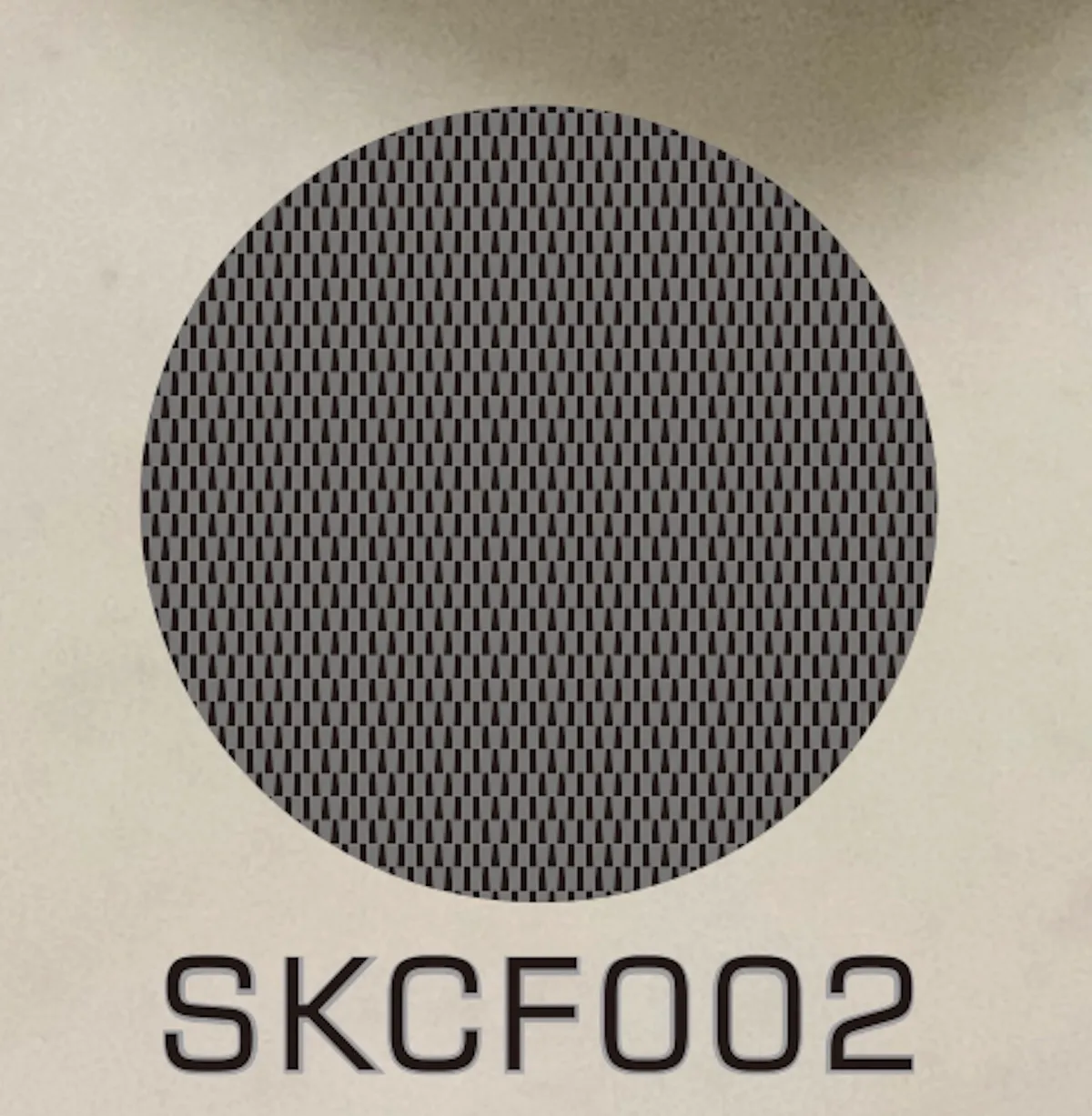 SK Decal カーボンデカール パターンB シート印刷サイズ 天地190mm 左右130mm　SKCF002