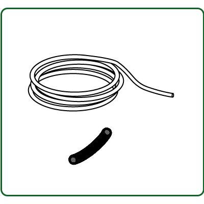 さかつう 黒色チューブ 外径約1.1mm 約2ma　SKT-4519