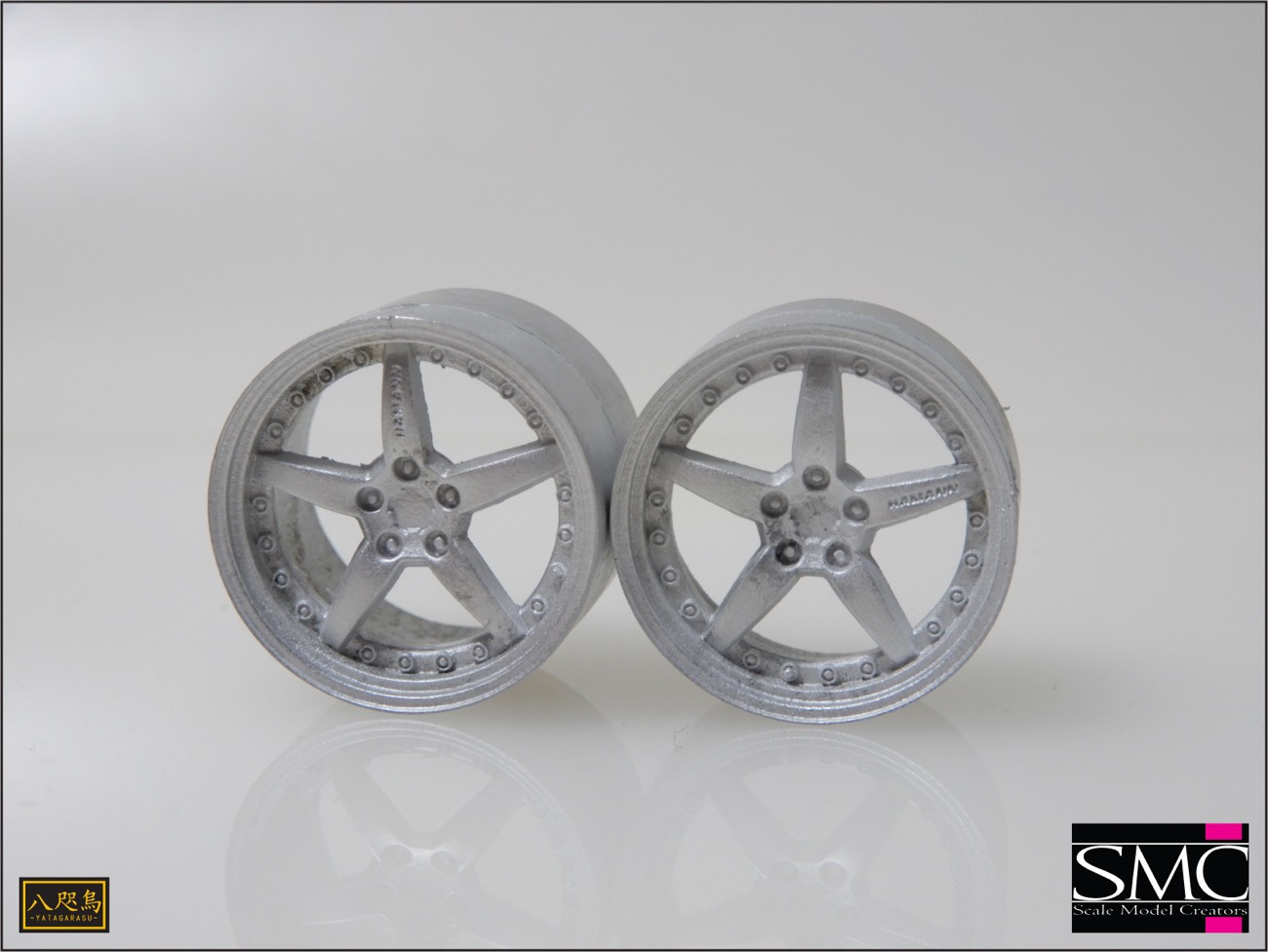 SMC 1/24 19インチ ハーマン PG3 メタルホイールセット　SMC-P010