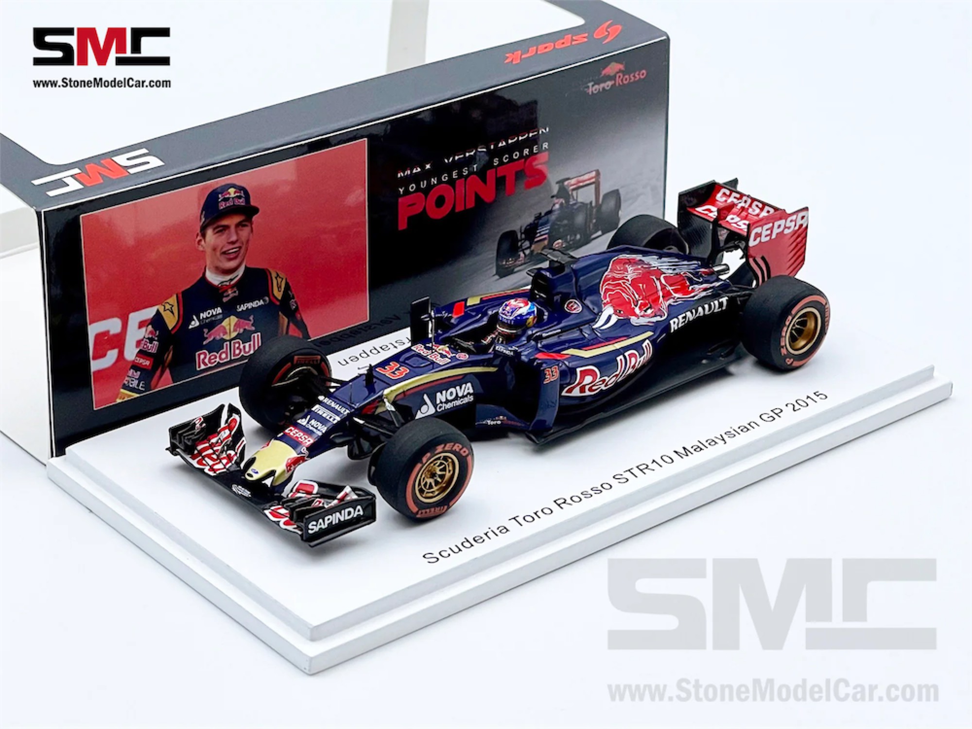 海外ショップ特注スパーク 1/43 トロロッソ STR10 マレーシアGP