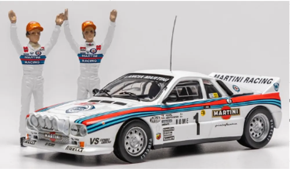 [予約] イクソ 1/43 ランチア 037 ラリー Evo 1983 ラリー モンテカルロ ウィナー No.1 W.ロールル / C.ガイストドルファー　SPRM00283
