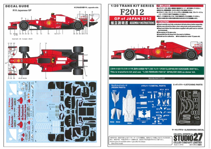 1/20 フェラーリF2002 ドイツGP | しましまF1modeling