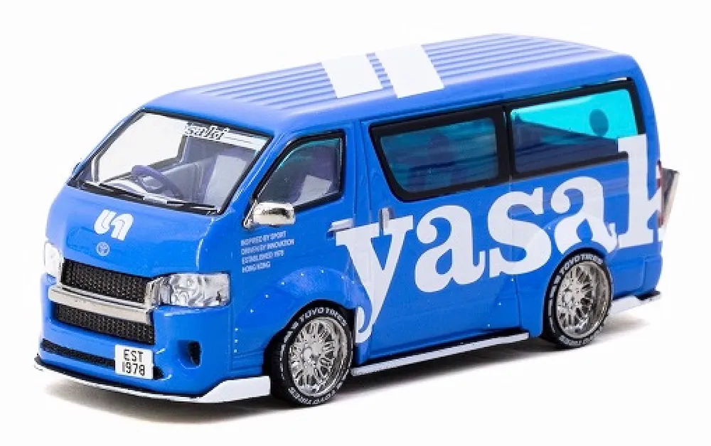 [予約] ターマック 1/64 トヨタ ハイエース ワイドボディ ヤサキ 限定120台　T64-038-YAS