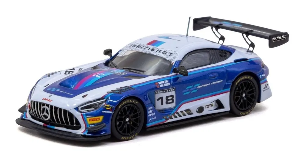 [予約] ターマック 1/64 メルセデス AMG GT3 ブリティッシュGT選手権 2026 ケビン ツェ / ベン グリーン　T64-062-26BGT18