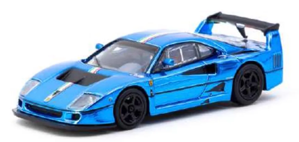 予約] ターマックワークス 1/64 フェラーリ F40 LM クロームブルー T64