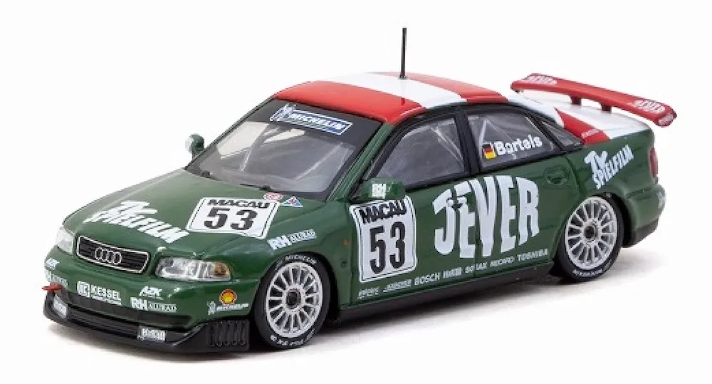 [予約] ターマック 1/64 アウディ A4 クワトロ マカオ ギア 1999 ウィナー マイケル バーテルス　T64-077-99MGP53