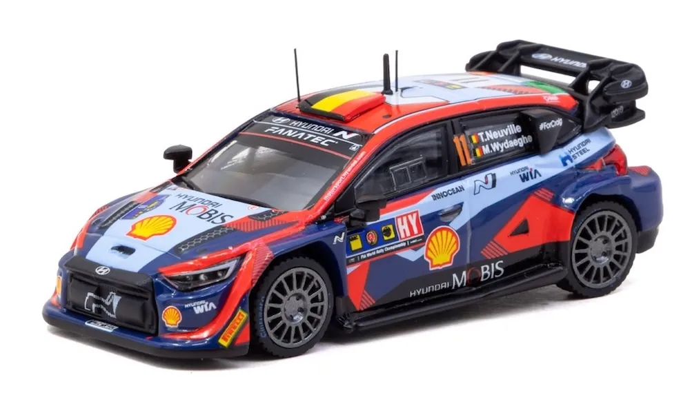 [予約] ターマック 1/64 ヒョンデ i20 N ラリー1 Hybrid WRC セントラル ヨーロピアン ラリー 2023 ウィナー ティエリー ヌービル / マルティン ウィダエグ　T64-089-23CER11