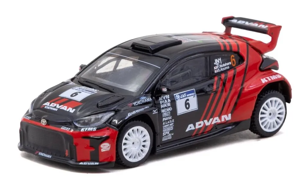 [予約] ターマック 1/64 トヨタ GRヤリス ラリー2 全日本ラリー選手権 2024 奴田原文雄 / 東駿吾　T64-092-24JRC06