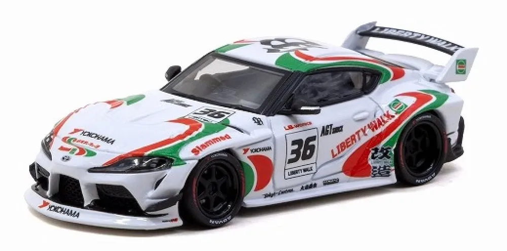 [予約] ターマック 1/64 LB-WORKS トヨタ スープラ (A90) ホワイト　T64-109-WH