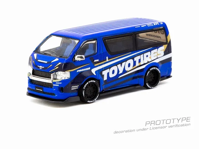 予約] 1/64 ターマックワークス トヨタ ハイエース ワイドボディ