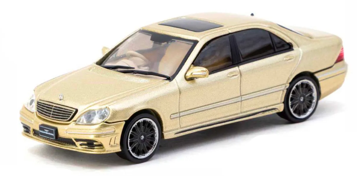[予約] ターマックワークス 1/64 メルセデス・ベンツ Sクラス ヴァルド ゴールド　T64G-072-GO