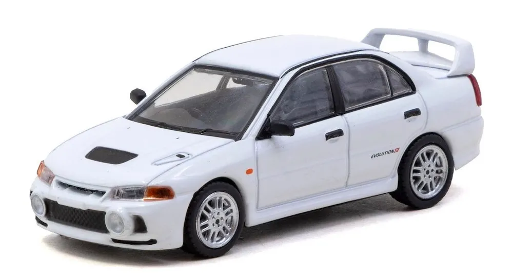 [予約] ターマック 1/64 ミツビシ ランサー エボリューション4 RS ホワイト　T64G-076-WH