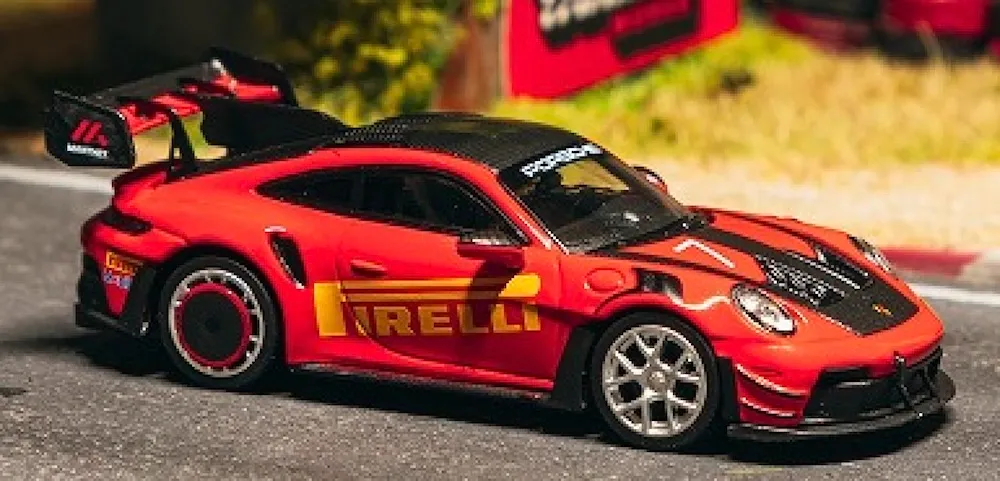 [予約] ターマック 1/64 ポルシェ GT3 RS (992.1) MR レッド　T64MC-023-RE