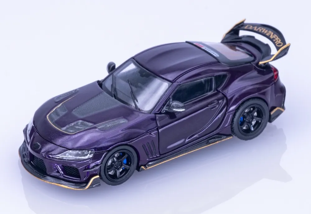 [予約] トップアート 1/64 トヨタ スープラ A90 ダーウィンプロ ワイドボディバージョン パープル　TAO-640014