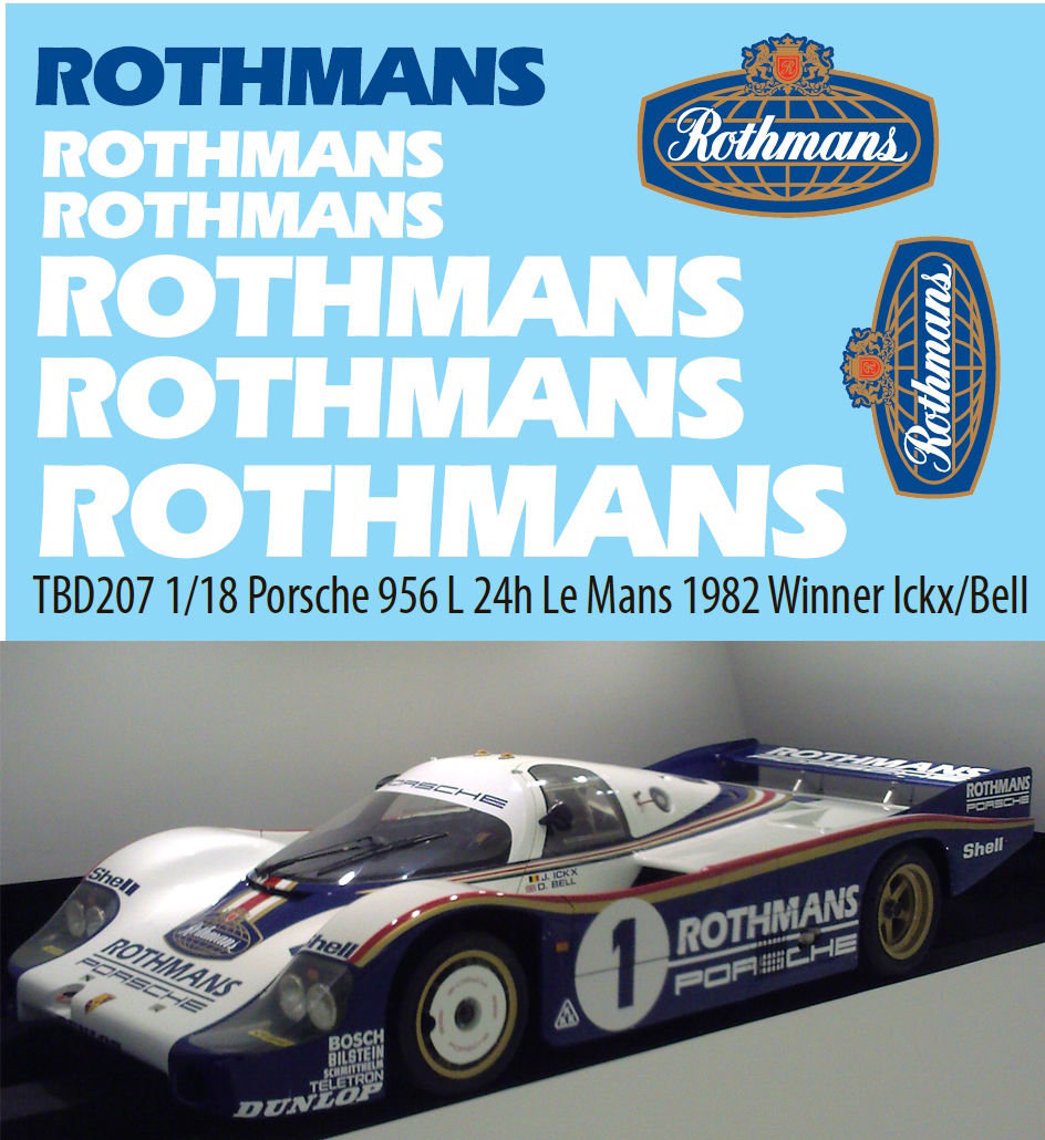 Amazon | 1/18 ポルシェ962C ロスマンズ ルマン1987優勝車