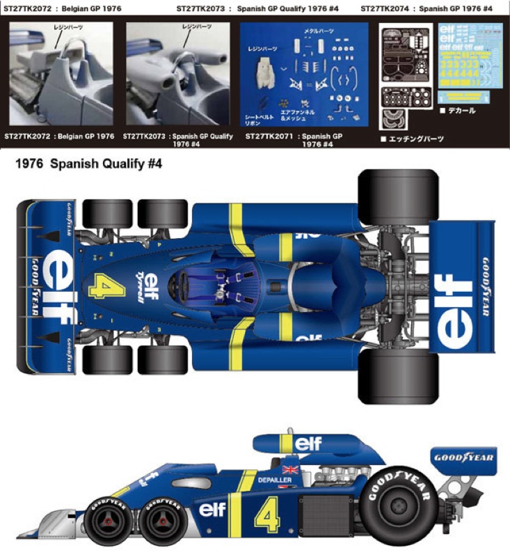 スタジオ27 1/20 ティレル P34 スペインGP 1976 予選 #4