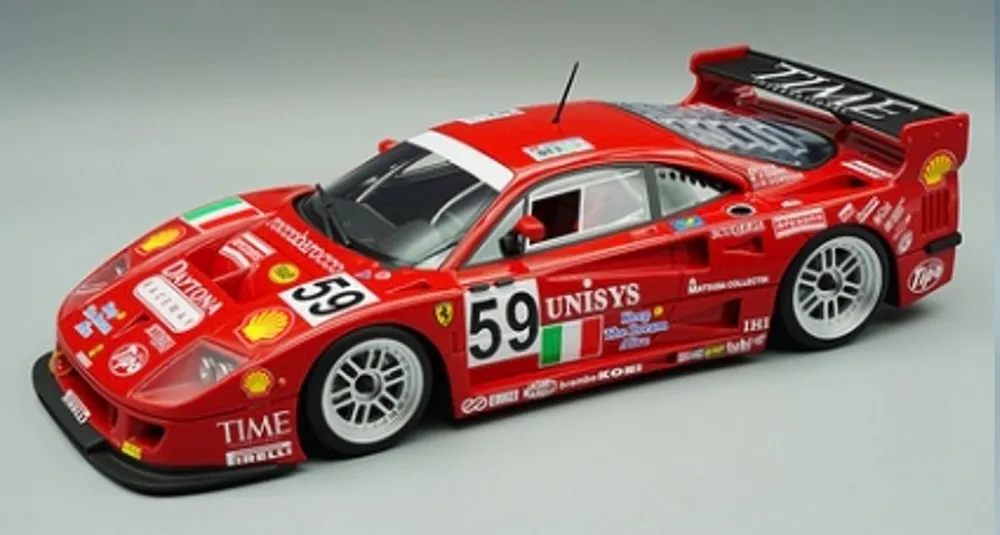 [予約] テクノモデル 1/12 フェラーリ F40 LM ドライバー 24h 1996 P.ナッピ / R.ドノバン / T.太田　TM12-03A