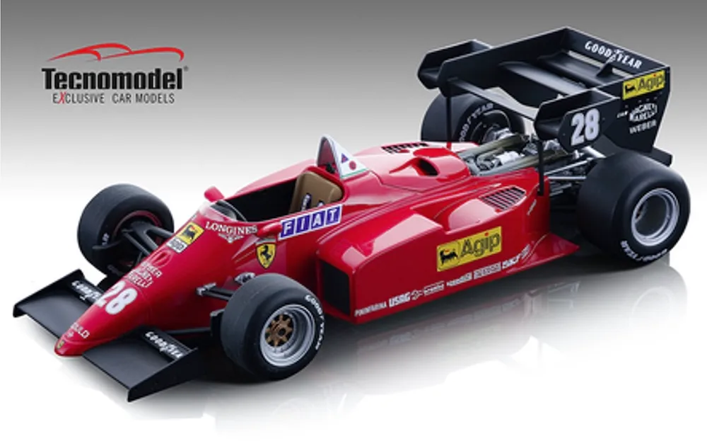 [予約] テクノモデル 1/12 フェラーリ 126 C4-M2 ヨーロッパGP 1984 No.28 R アルヌー　TM12-07A
