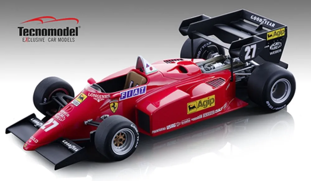 [予約] テクノモデル 1/12 フェラーリ 126 C4-M2 ヨーロッパGP 1984 2位入賞車 No.27 M アルボレート　TM12-07B