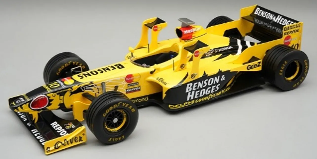 [予約] テクノモデル 1/18 ジョーダンホンダ 198 No.10 1998 サンマリノGP ラルフ・シューマッハ　TM18-384D