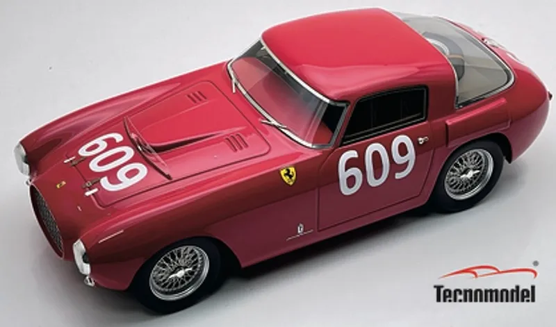[予約] テクノモデル 1/18 フェラーリ 250 MM ミッレ ミリア 1953 No.609 DNF G. ブラッコ - A. ロルフォ　TM18-396E