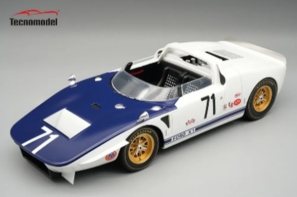 [予約] テクノモデル 1/18 フォード GT40 ロードスターX1 リバーサイド No.71 1965 クリス・エイモン　TM18-459A