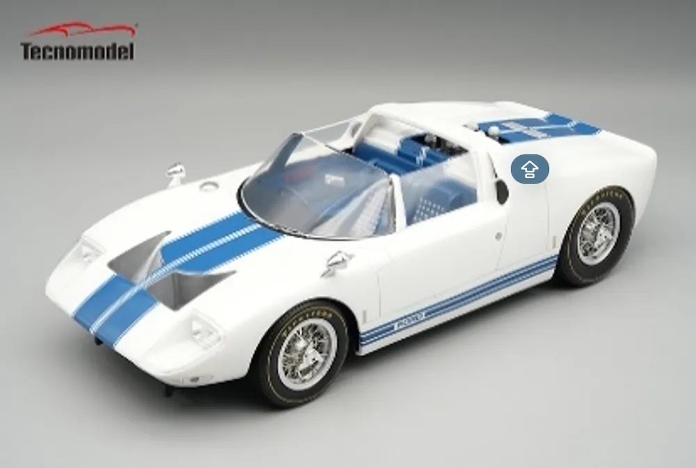 [予約] テクノモデル 1/18 フォード GT40 ロードスターX1 1965 プレスカー　TM18-459D