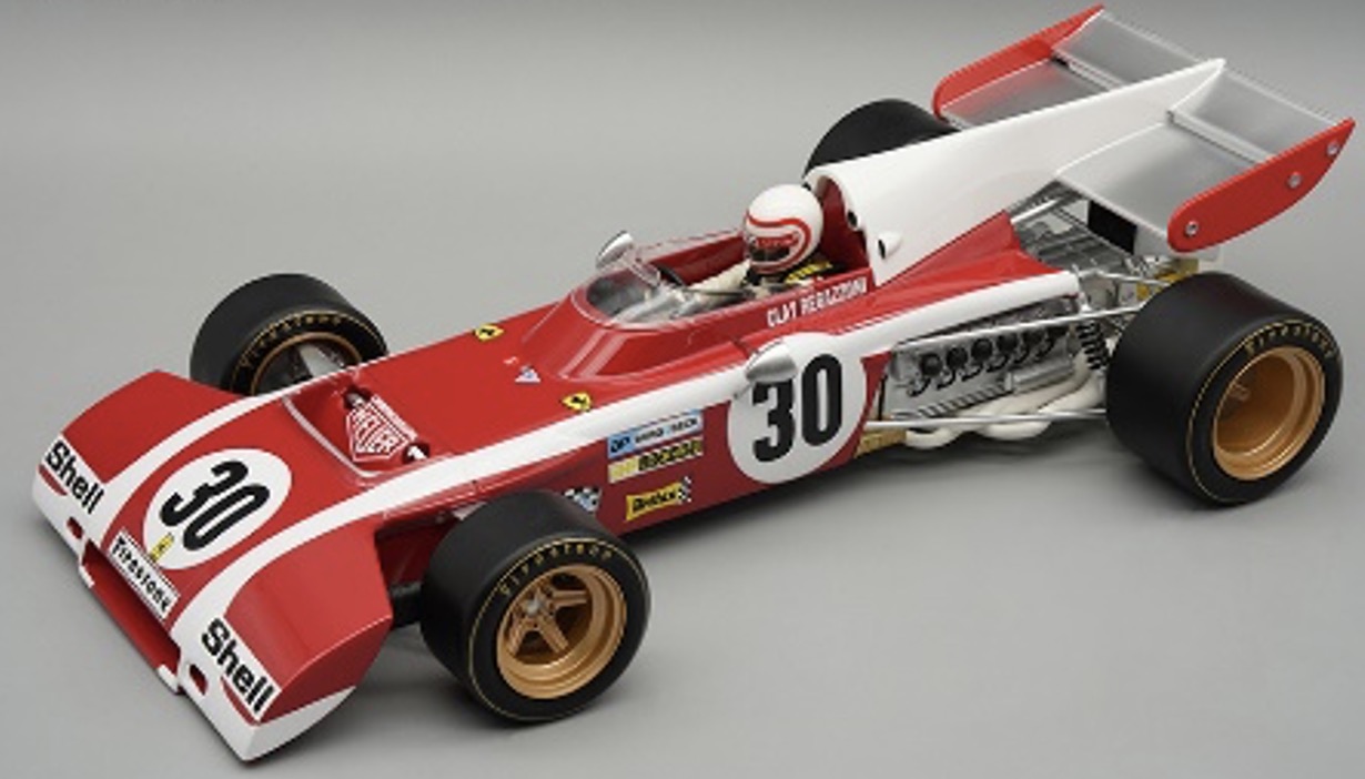 [予約] テクノモデル 1/18 フェラーリ 312 B2 プローバ ベルギーGP 1972 C.レガッツォーニ　TMD18-321A