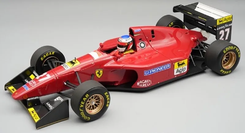 [予約] テクノモデル 1/18 フェラーリ 412T1 カナダGP 1994 ジャン・アレジ ドライバーフィギュア付き　TMD18-334F