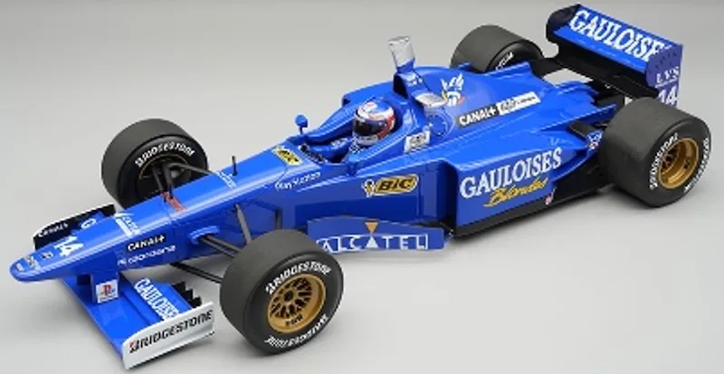 [予約] テクノモデル 1/18 プロスト 無限 JS45 イタリアGP No.14 1997 ジャルノ・トゥルーリ ドライバーフィギュア付き　TMD18-485B