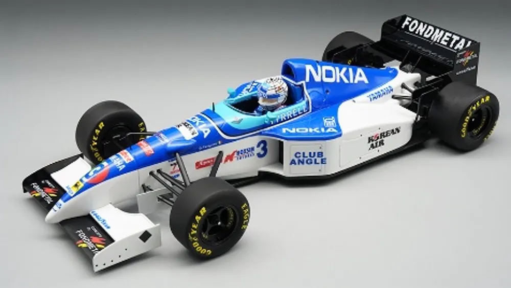 [予約] テクノモデル 1/18 ティレル ヤマハ ヨーロッパGP No.3 1995 G タルキーニ　TMD18-494B