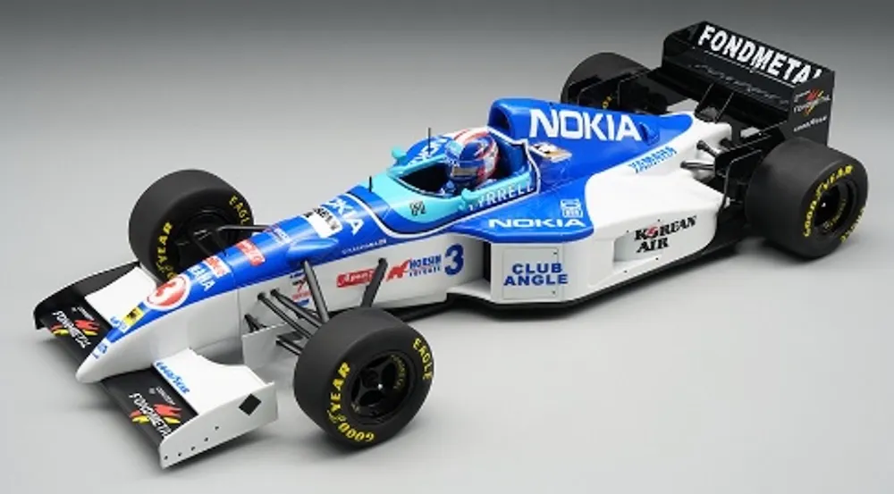 [予約] テクノモデル 1/18 ティレル ヤマハイギリスGP No.3 1995 片山右京　TMD18-494C