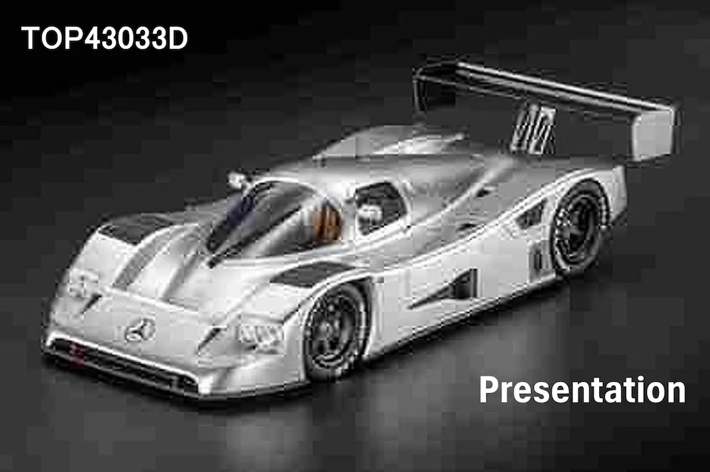 [予約] トップマルケス 1/43 メルセデス C11 1991 LM プレゼンモデル メタリックシルバー　TOP43033D