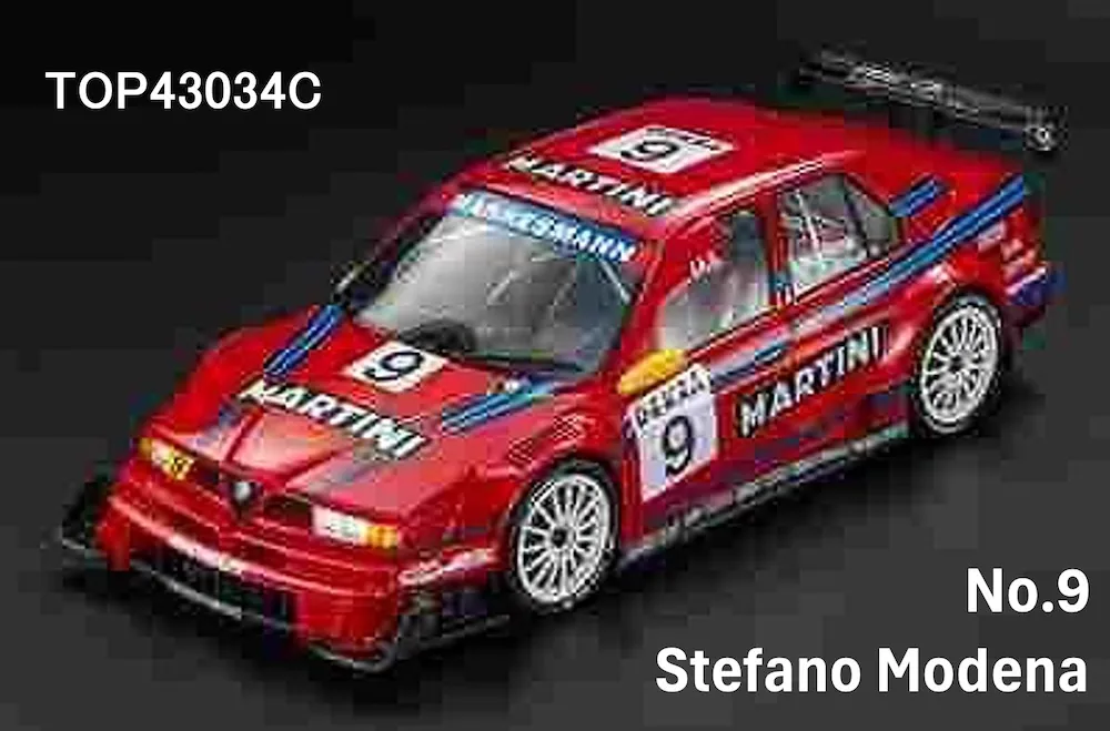 [予約] トップマルケス 1/43 アルファ ロメオ 155 V6 TI 1996 ITC No.9 S.モデナ　TOP43034C