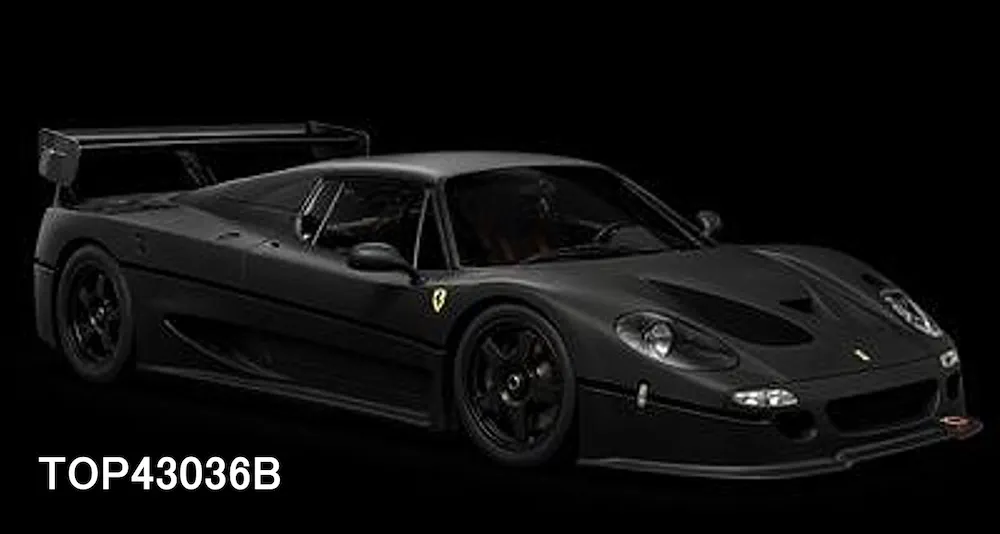 [予約] トップマルケス 1/43 フェラーリ F50 GT 1996 マットブラック　TOP43036B