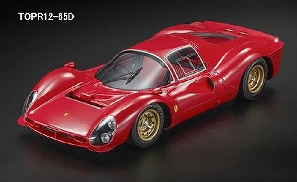 [予約] トップマルケス 1/12 フェラーリ 330 P3 1966 レッド　TOPR12-65D