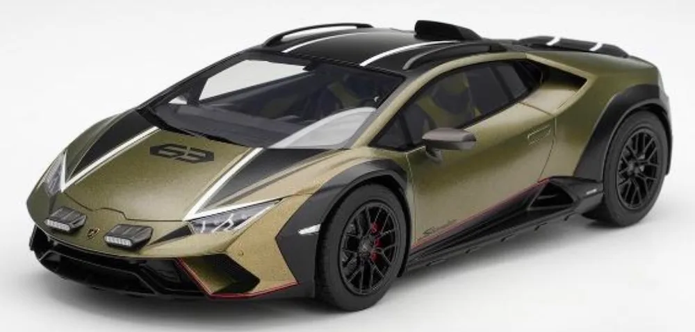 [予約] トゥルースケールモデル/トップスピード 1/18 ランボルギーニ ウラカン ステラート ヴェルデ ジェア マット(マットグリーン)　TS0608